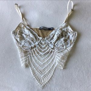 For love and lemons white bra / bralette